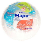 800 PIATTI DI PLASTICA RIUTILIZZABILI PIANI MONOUSO 40 CONFEZIONI DA 20 PZ PIATTI PLASTICA USA E GETTA DIAMETRO 22