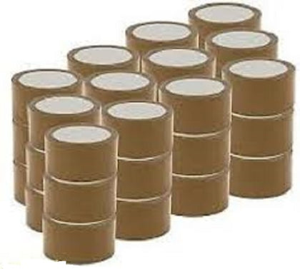36 ROTOLI NASTRO ADESIVO SILENZIOSO 50x66m AVANA IMBALLAGGIO