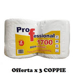 OFFERTA 6 ROTOLONI CARTA 800 STRAPPI ROTOLI ASGIUGATUTTO IN PURA CELLULOSA 6 MAXI ROTOLI