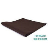 25PZ TOVAGLIE MARRONE 100X100 IN TNT TESSUTO NON TESSUTO FESTE RISTORANTI / BAR