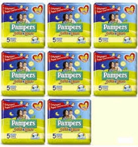 PAMPERS sole e luna, pannolini taglia 5